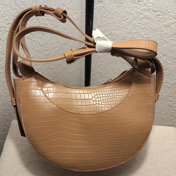 Time and Tru Women's Olivia Crossbody, Mocha Spanish - Picture 2 of 6